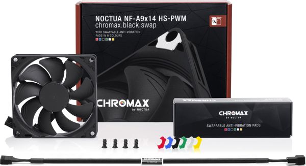 Ανεμιστήρας Noctua NF-A9x14 HS-PWM chromax.black.swap