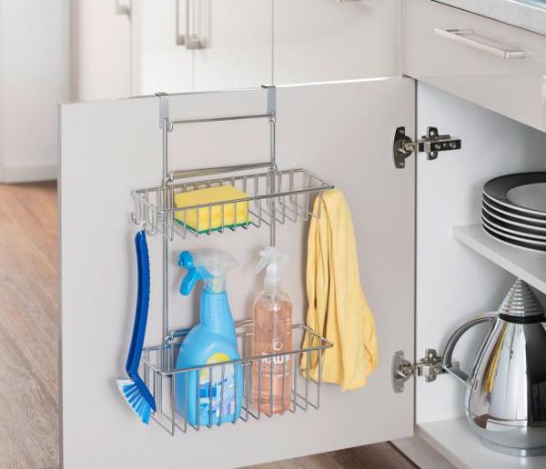 Ράφι κουζίνας Wenko 32 x 47 cm χρώμιο ατσάλι