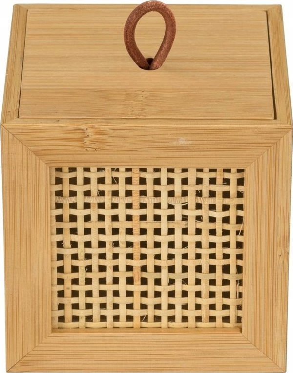Πολυχρηστικό δοχείο ALLEGRE BAMBOO, 9 x 9 x 9 cm, Wenko