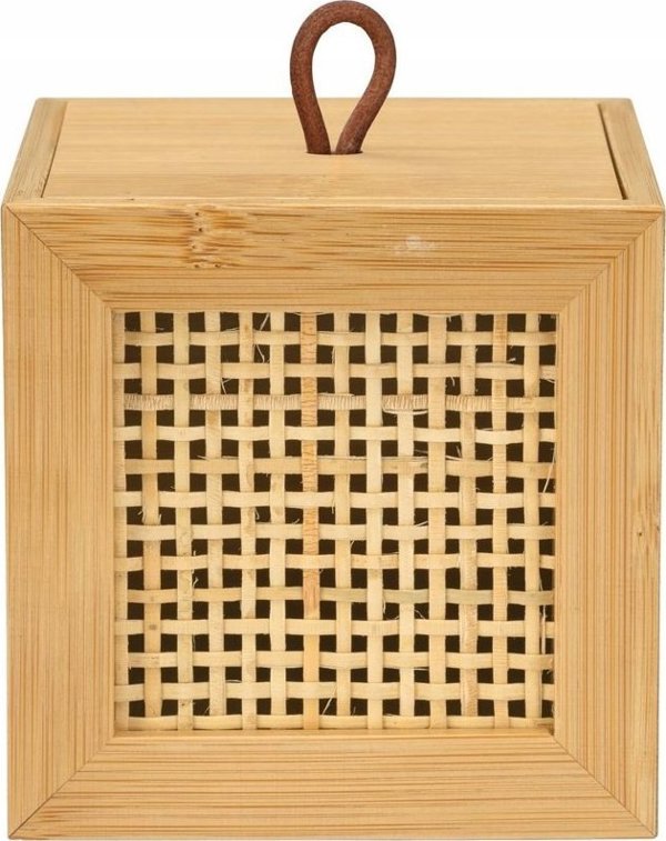 Πολυχρηστικό δοχείο ALLEGRE BAMBOO, 9 x 9 x 9 cm, Wenko