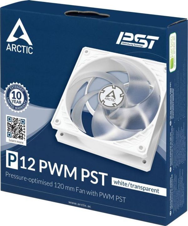 Ανεμιστήρας Arctic P12 PWM PST Λευκός (ACFAN00132A)