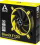 Arctic BioniX P120 Ανεμιστήρας PC 120mm για Υψηλή Στατική Πίεση - Κίτρινο