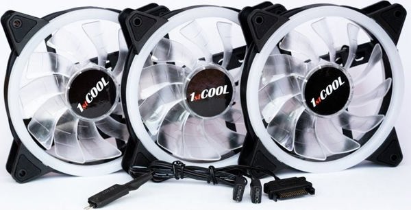 Wentylator 1stCOOL AURA EVO F12 ARGB 3-pack (KIT-AURA-EVO-1)