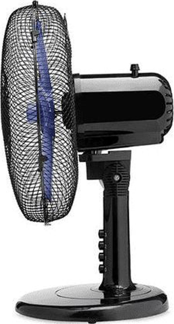 Zelmer ZTF0300 Επιτραπέζιος Ανεμιστήρας, 45W, Διάμετρος 30cm, 5 Πτερύγια, Oscillation, Μαύρο Χρώμα