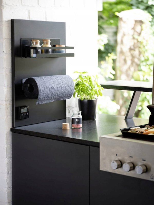 Μαγνητικό Ράφι Wenko IMA 30 x 12 cm Μαύρο