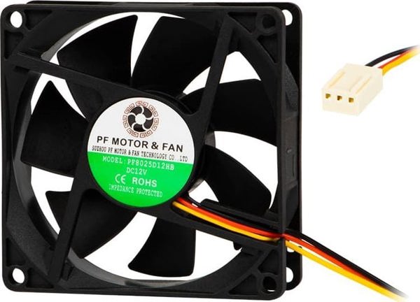 Ανεμιστήρας Blow 80x25mm 12V με ρουλεμάν