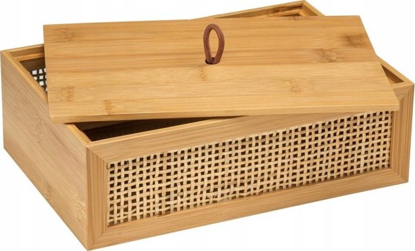 Δοχείο καλλυντικών ALLEGRE BAMBOO, 22 x 7 x 15 cm, Wenko