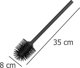 Wenko Σιλικονούχα βούρτσα τουαλέτας, Ø 8 cm, μαύρη, WENKO