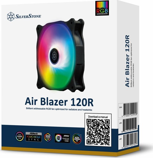 Ανεμιστήρας SilverStone Air Blazer 120R (SST-AB120R-ARGB)