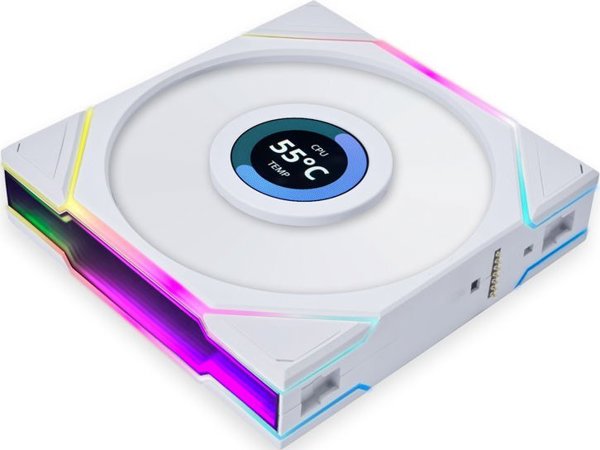 Ανεμιστήρας Lian Li Uni Fan TL LCD 120 RGB Reverse Blade 3-pack + Hub (12RTLLCD3W)