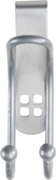 Wenko haki drzwiowe 3,2 x 9,5 x 6 cm stal nierdzewna srebrna 2 sztuki