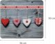 Wenko Γυάλινη Προστατευτική Πλάκα Κουζίνας HEARTS – Μεγάλη, 50 x 56 cm