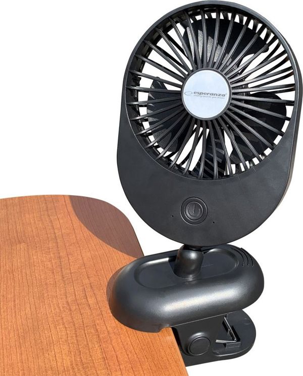 Esperanza EHF103K Επιτραπέζιος Ανεμιστήρας USB, 3 Ταχύτητες, Αθόρυβος, Μαύρος