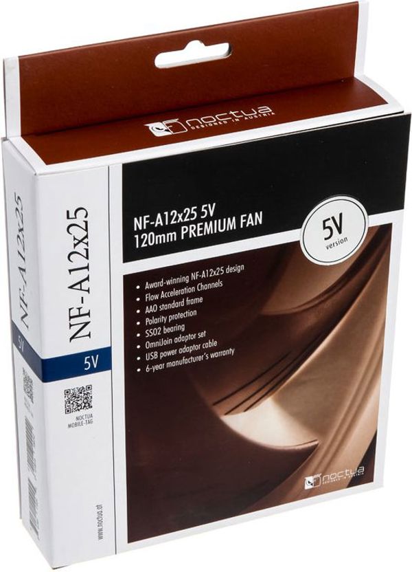 Ανεμιστήρας Noctua NF-A12x25 5V