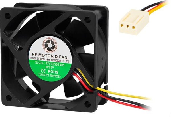 Ανεμιστήρας Blow 60x25mm 24V ολισθηρός