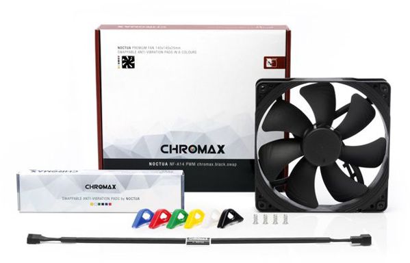 Ανεμιστήρας Noctua NF-A14 PWM chromax.black.swap