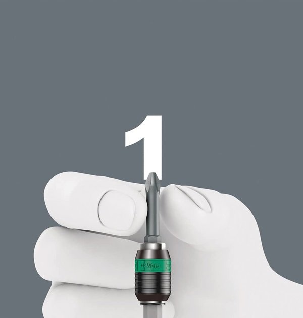Wera Kraftform Kompakt Pistol RA-R 2, Κατσαβίδι με Καστάνια, Σετ 13 Τεμαχίων