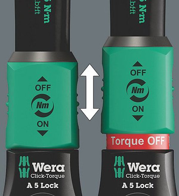 Wera Click-Torque A5 Ρυθμιζόμενο Δυναμόκλειδο 2.5-25 Nm