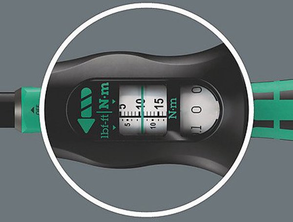 Wera Click-Torque A5 Ρυθμιζόμενο Δυναμόκλειδο 2.5-25 Nm