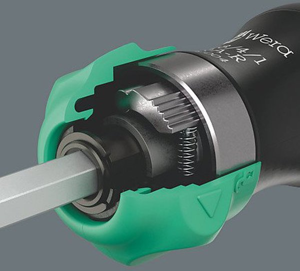 Wera Kraftform Kompakt 26 RA-R Κατσαβίδι Καστάνιας με Θήκη Μεταφοράς