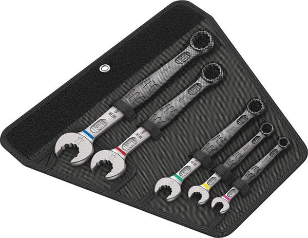 Wera 6003 Joker 5 Set 1 - Σετ Γερμανικά Πολυγωνικά Κλειδιά, 8-19mm, 5 Τεμάχια