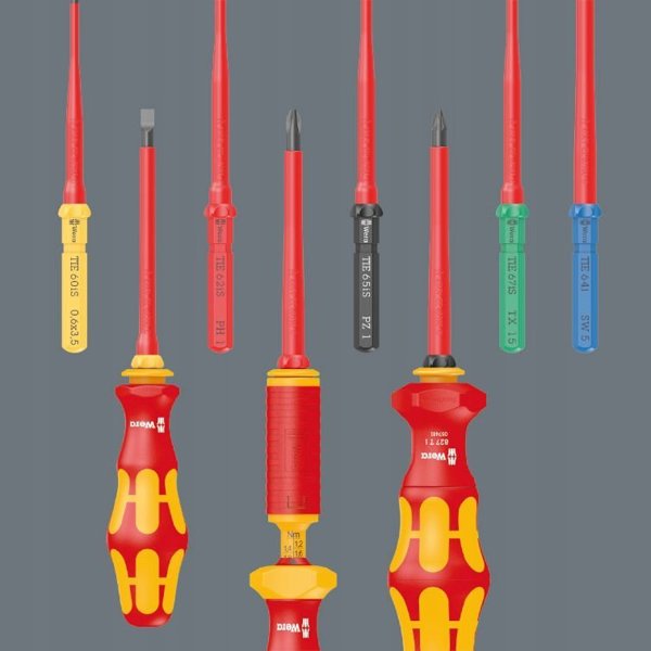 Wera 18-piece tool set for electricians WERA KK VDE
