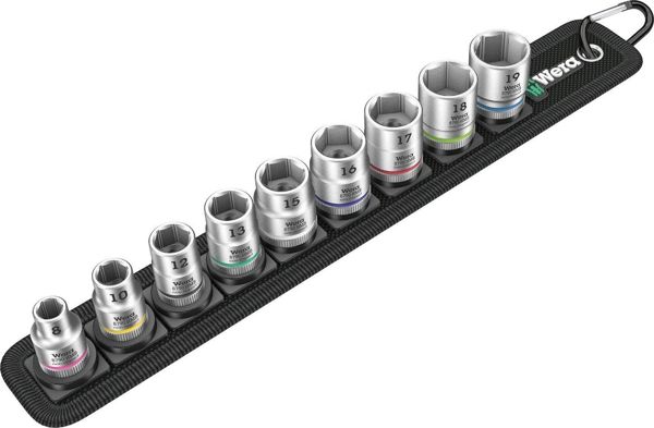 Wera Wera Zyklop Socket Set Belt B4 - 3/8 - 9-piece - socket insert