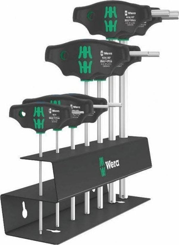 Wera ΣΕΤ ΚΑΤΣΑΒΙΔΙΩΝ ΠΡΟΦΙΛ HEX-PLUS 454/7 HF SET 2, 7ΤΜΧ. (1 ΣΕΤ)