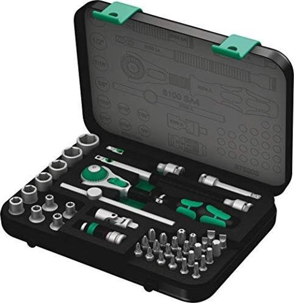 Σετ καστάνια Wera Wera 8100 SA 4 Zyklop Speed ​​- 1/4 drive, imperial