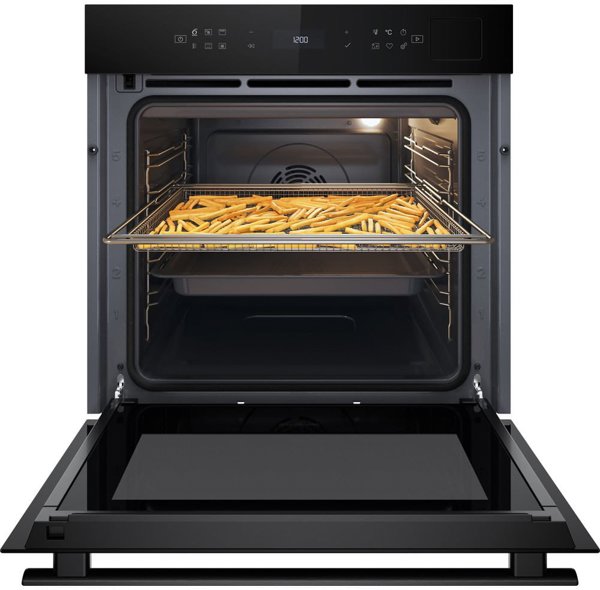 Whirlpool 73 L pirolitiska tirisana melna - Iebuvejama elektriska cepeskrasns WOI6A8FPT1SBA (8003437836398)