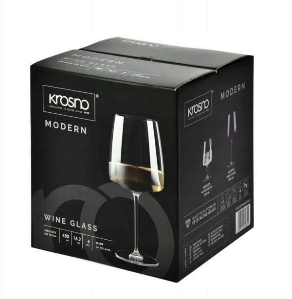 ΠΟΤΗΡΙ ΛΕΥΚΟΥ ΚΡΑΣΙΟΥ MODERN 0.480L 4PCE