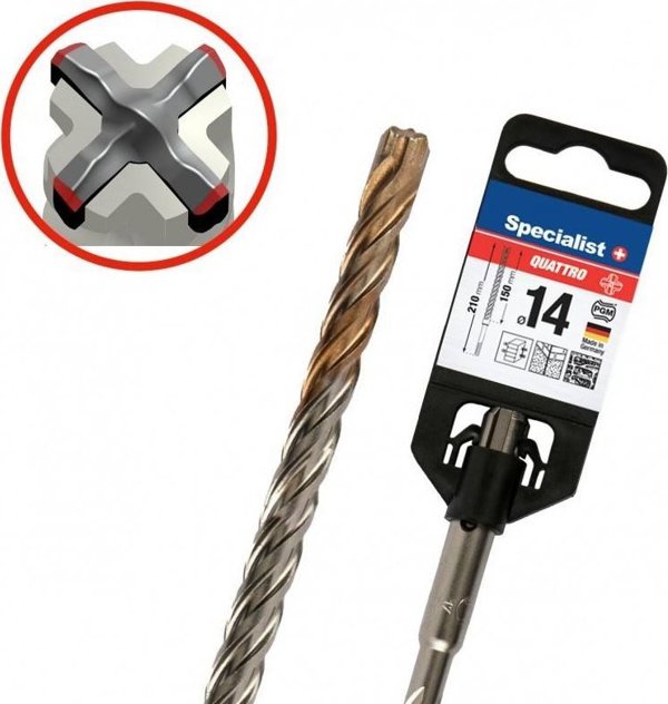 Τρυπάνι Specialist+ Keturg. graztas QUATTRO 14/150 x 210 mm