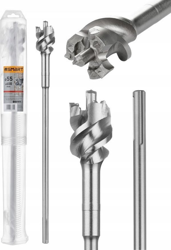 SMART365 Τρυπάνι SDS-Max SM-18-P550600, 55x600mm, Για Μπετόν και Τούβλο