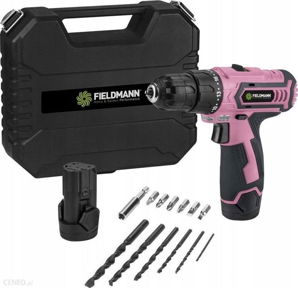 Δραπανοκατσάβιδο Fieldmann FDV 10253-A Μπαταρίας 12V, 2 Ταχυτήτων με 2 Μπαταρίες 1.3Ah