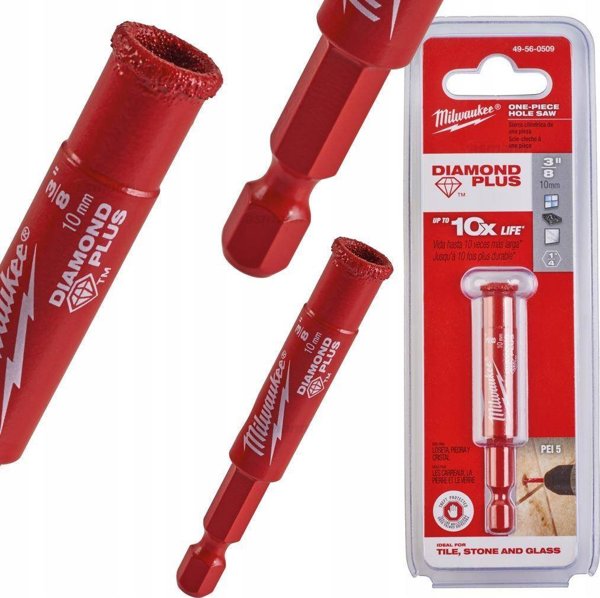 Τρυπάνι Milwaukee Διαμαντένιο τρυπάνι Milwaukee 49560509 10mm 12553342 45242223763