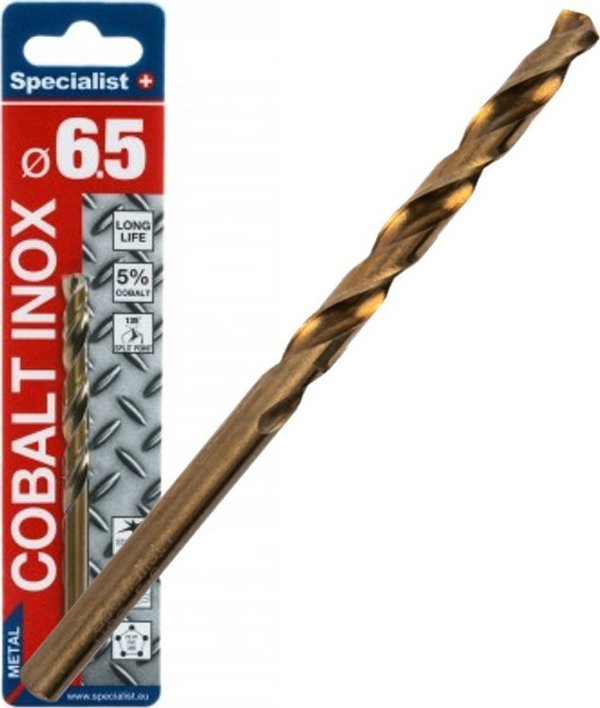 Τρυπάνι Specialist+ SPECIALIST+ για μέταλλο COBALT, 6.5 mm