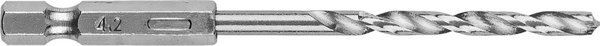 Graphite Τρυπάνι για Μέταλλο Hex 4.2 mm, Σετ 2 Τεμαχίων