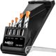Τρυπάνι 4IPNET για μέταλλο HSS κυλινδρικό 3,2 mm 8,5 mm 5,0 mm 6,8 mm 4,2 mm 5 τεμ. (08-950)