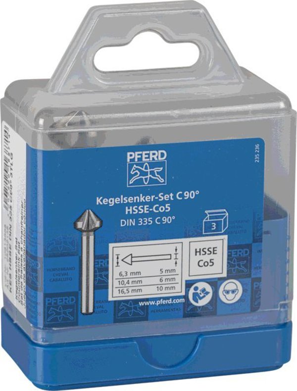 Σετ Sourcing 3 φρεζών PFERD KES HSSE DIN 335 C90deg