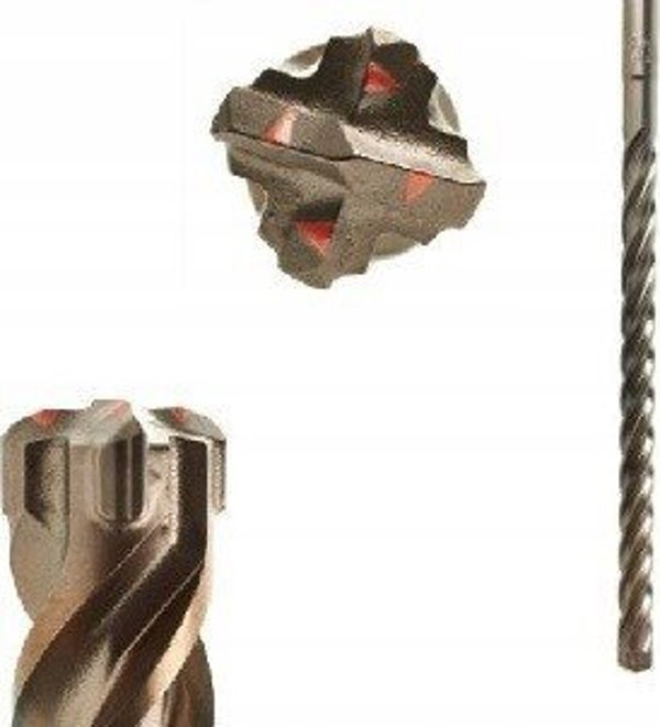 Τρυπάνι Milwaukee Drill SDS Plus MX4 10x215/150mm, (4 σκληρές πλάκες), Milwaukee (10PCS)