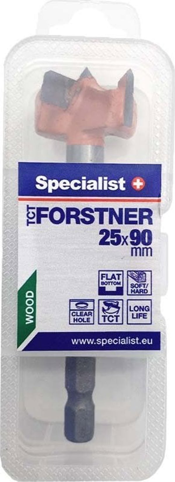 Ειδικό τρυπάνι Specialist+ SPECIALIST+ φρέζα FORSTNER, 25 x 90 mm