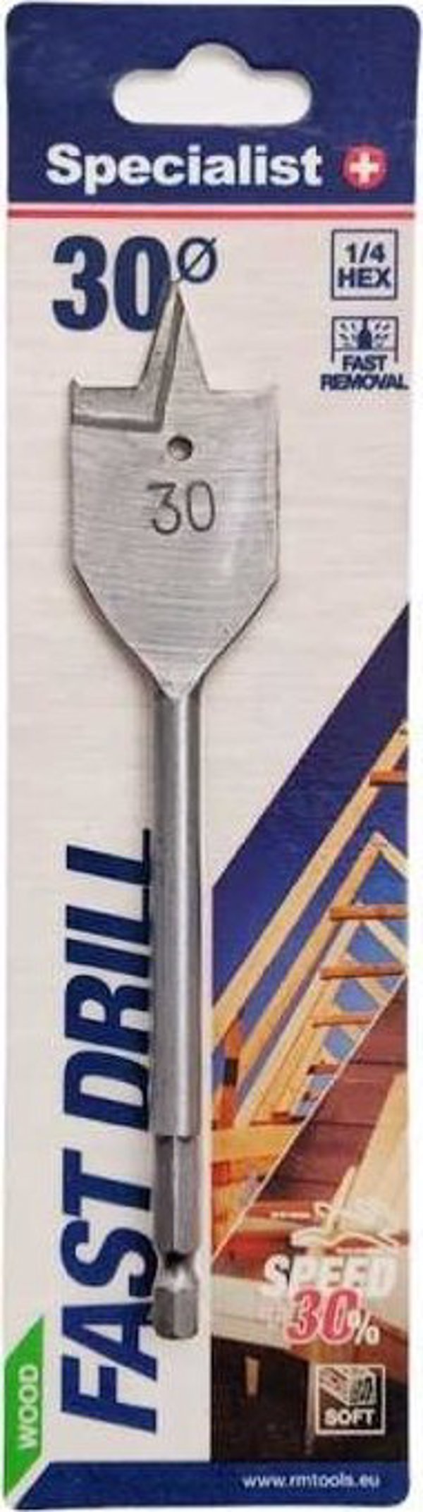 Τρυπάνι Specialist+ SPECIALIST+ φτερωτό τρυπάνι, 30 mm