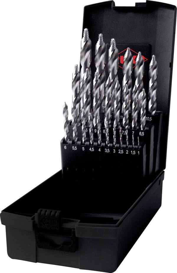Σετ τρυπανιών 25 τεμαχίων Sourcing RUKO HSS-G Ultimatecut Flowstep