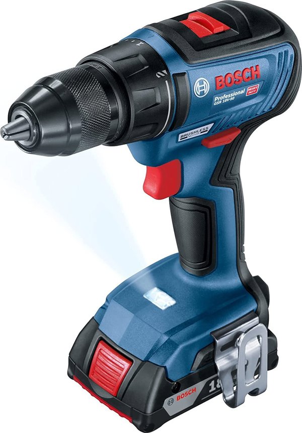Δραπανοκατσάβιδο Bosch GSB 18V-50 18 V 2 x μπαταρία 2 / 5 Ah (06019H5103)
