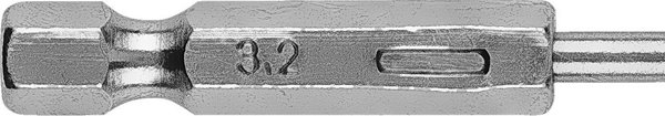 Graphite Τρυπάνι Μετάλλου HSS Hex 3.2mm, Σετ 2 Τεμαχίων
