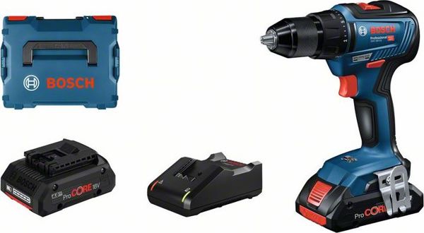 Δραπανοκατσάβιδο Bosch GSR 18V-55 18 V 2 x μπαταρία 4 Ah (06019H5204)