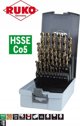Σετ μεταλλικών τρυπανιών 25 τεμαχίων Sourcing RUKO HSS-G Co5