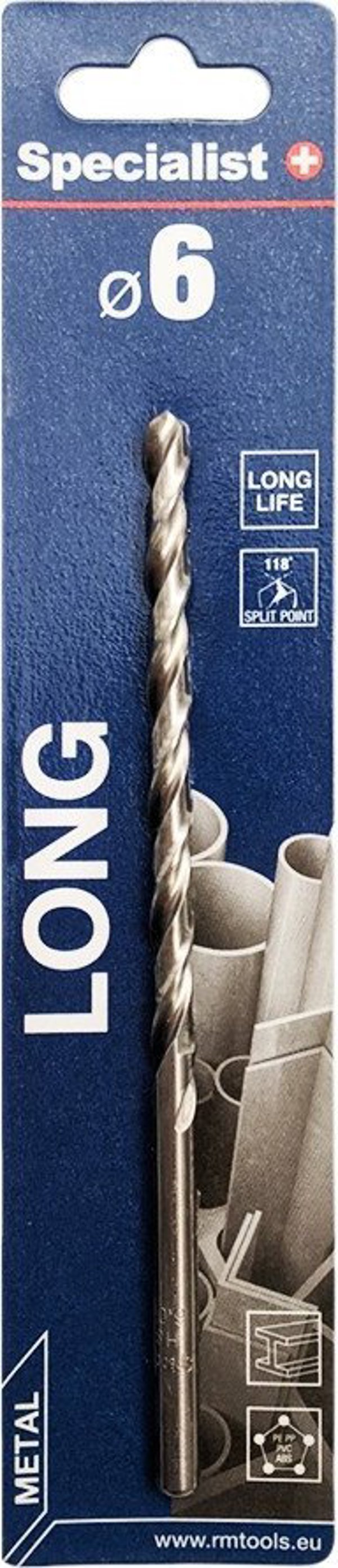 Τρυπάνι Specialist+ SPECIALIST+ για μέταλλο LONG DIN340, 6 x 95 mm