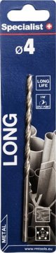 Τρυπάνι Specialist+ SPECIALIST+ για μέταλλο LONG DIN340, 4 x 80 mm