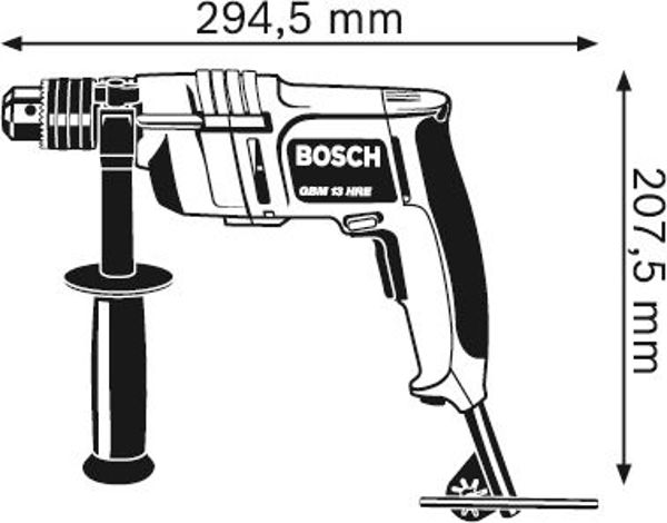 Ηλεκτρικό τρυπάνι BOSCH 550W